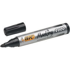 Pennarello Indelebile Bic Marking 2000 Ecolutions - Inchiostro a Base Alcool - Ecologico - Asciugatura Rapida - Colore Nero