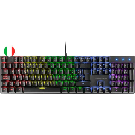 Tastiera Meccanica Mars Gaming MK422 RGB - Tecnologia Anti-Polvere- Tasti Ultra Resistenti