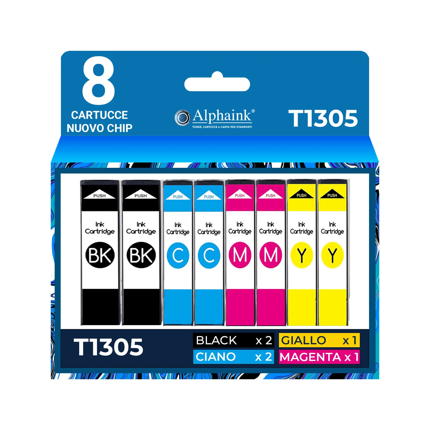 Cartucce Compatibili per EPSON T1305KIT8 | Alphaink - Qualità e Risparmio