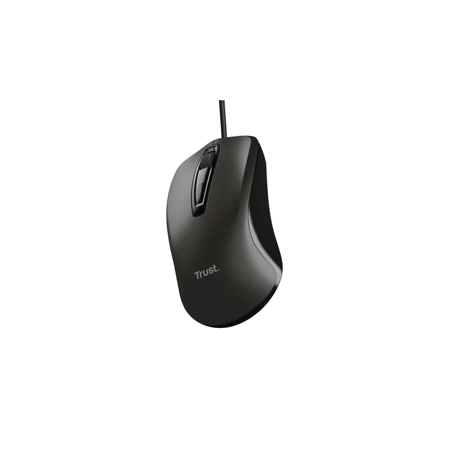 Mouse USB Trust 1200 dpi - 3 pulsanti - Uso ambidestro - Cavo da 1,70 m