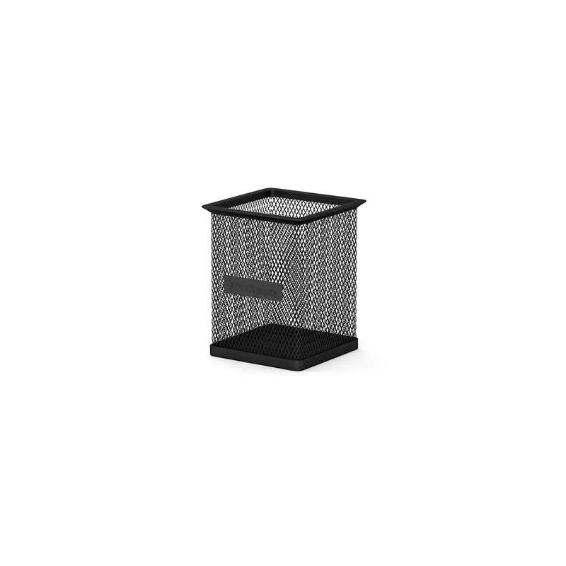 Portapenne quadrato classico Erichkrause Compass - Comoda organizzazione sulla scrivania - Materiale leggero traforato - Colore