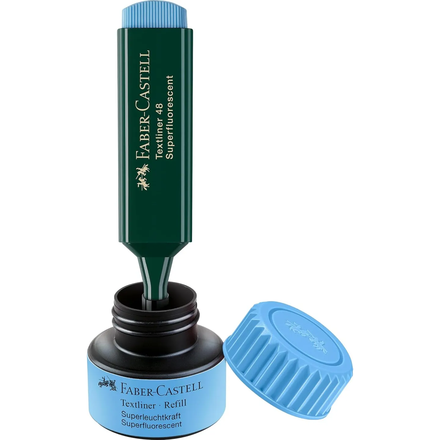 Faber Castell Serbatoio per evidenziatore Blu per Textliner48 Refill System