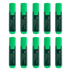 Faber Castell Set Evidenziatori Verde TL48 - Confezione da 10