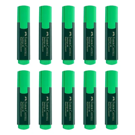 Faber Castell Set Evidenziatori Verde TL48 - Confezione da 10