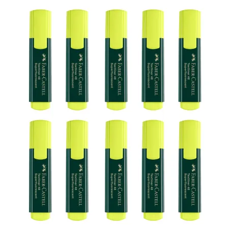 Faber Castell Set Evidenziatori Giallo TL48 - Confezione da 10