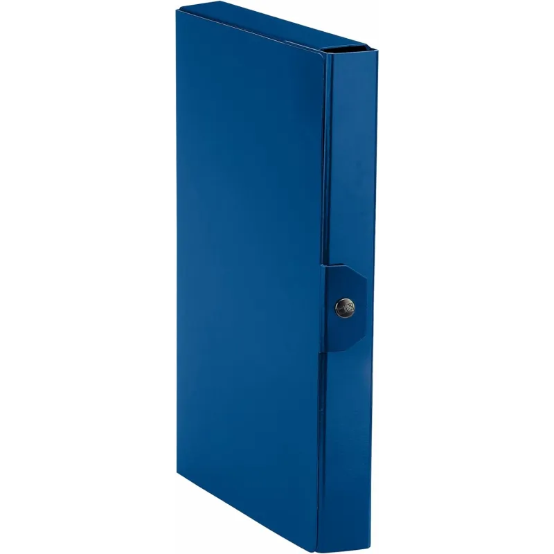 Esselte C24 EUROBOX Cartella per Progetti - Dorso 4 cm - Blu