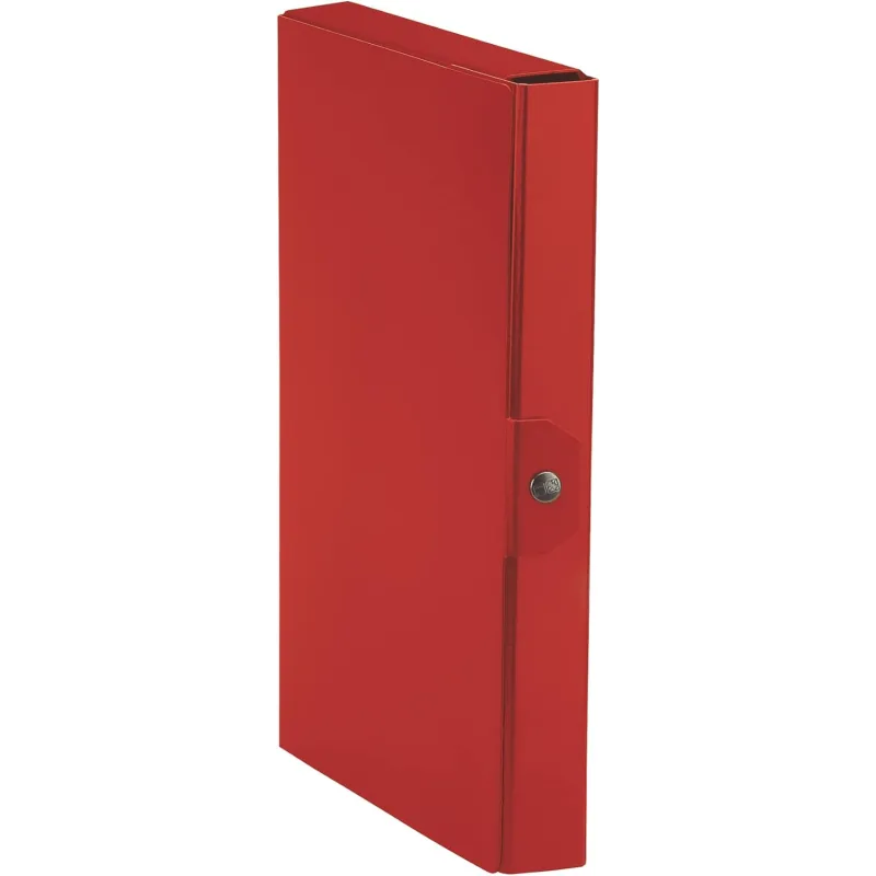 Esselte C24 EUROBOX Cartella per Progetti - Dorso 4 cm -  Rosso