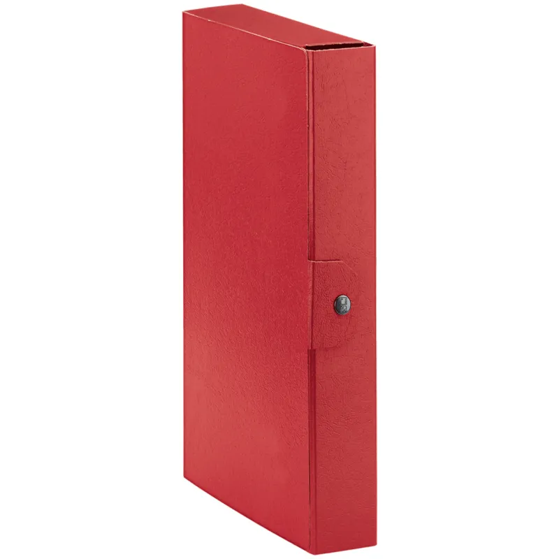 Esselte C26 EUROBOX Cartella per Progetti -Dorso 6 cm - Rosso