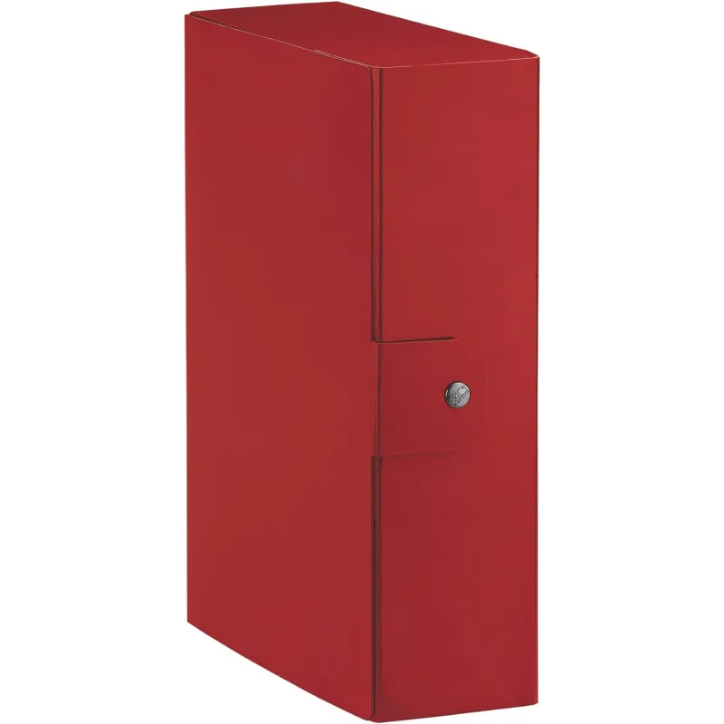 Esselte C28 EUROBOX Cartella per Progetti - Dorso 8 cm - Rosso