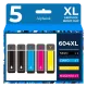 5 Cartucce Epson T604XL C13T10H14010 Nero + Colore Compatibili