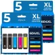 10 Cartucce Compatibili Epson T604XL C13T10H14010 Nero + Colore