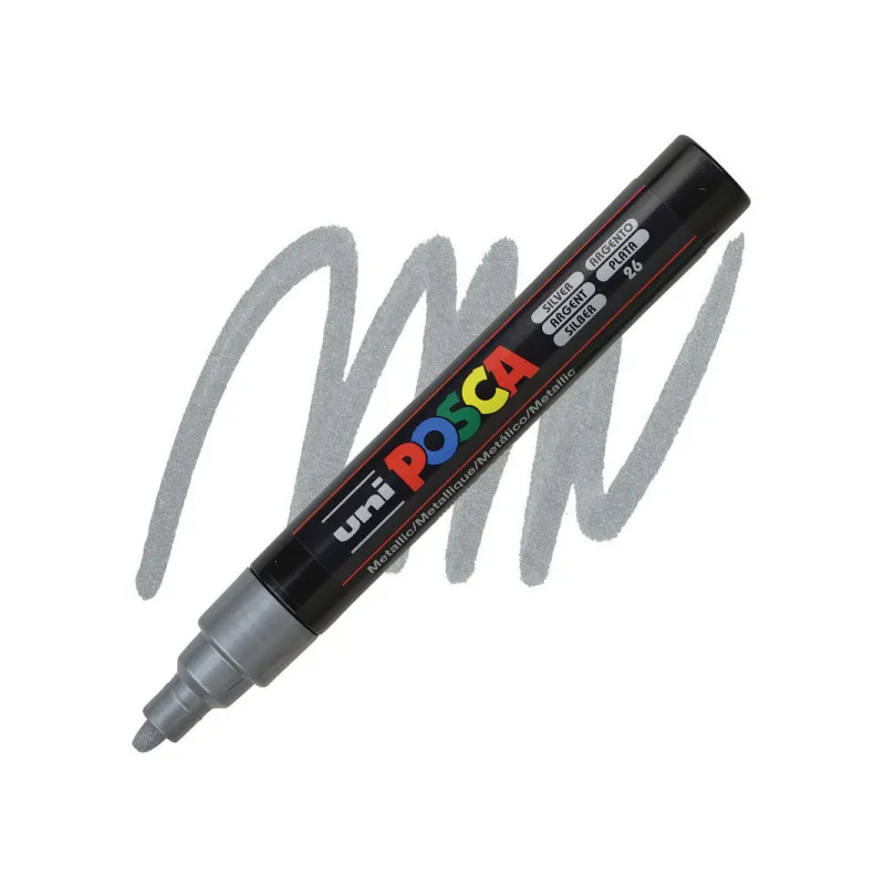 Offerta Speciale Pennarello Uni Posca Argento