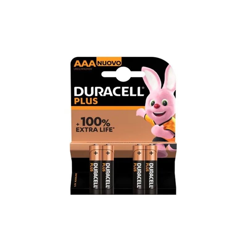 Offerta: Batterie Duracell Plus AAA - LR03 1,5 V Pacco da 4
