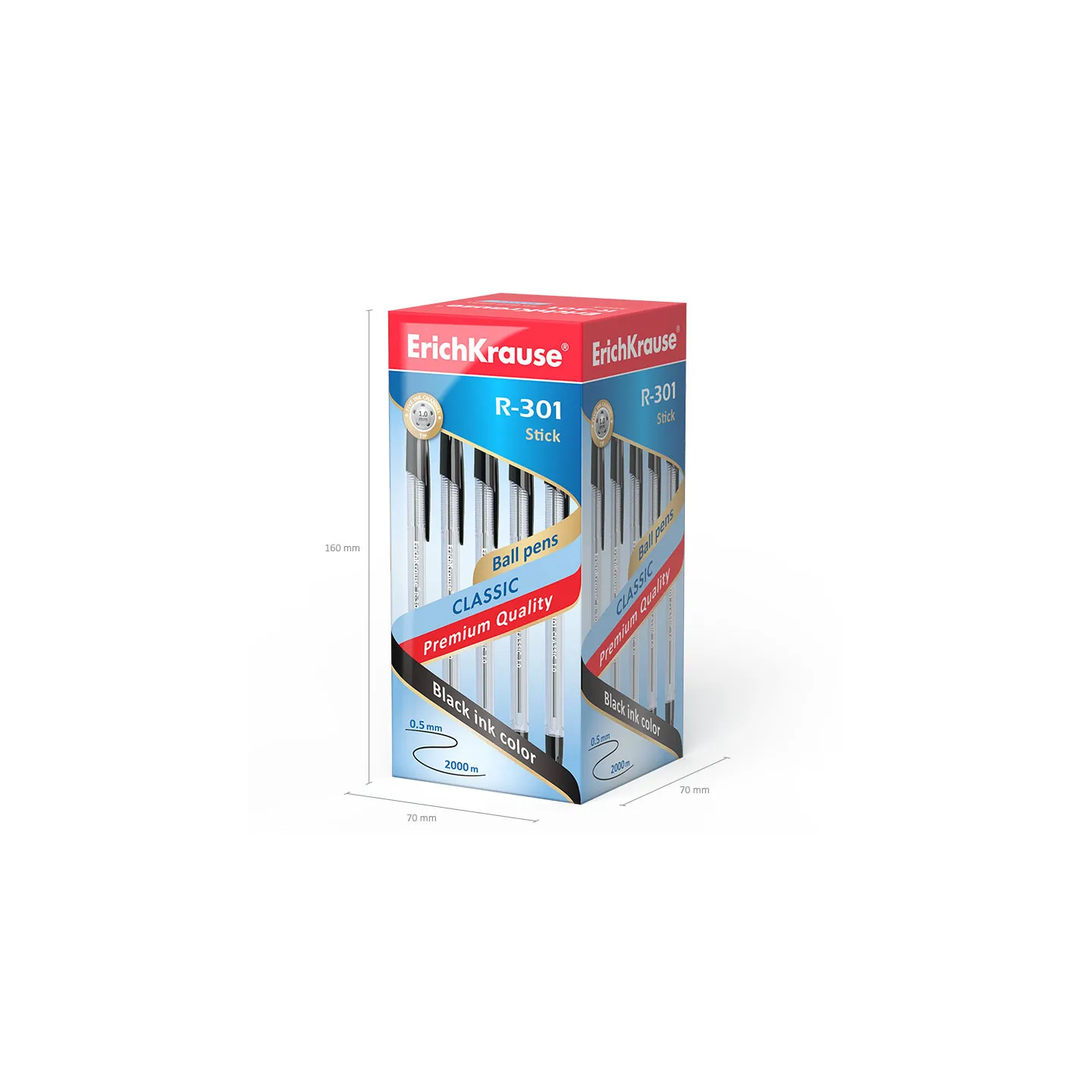 50 Penne Sfera Erichkrause R-301Nero