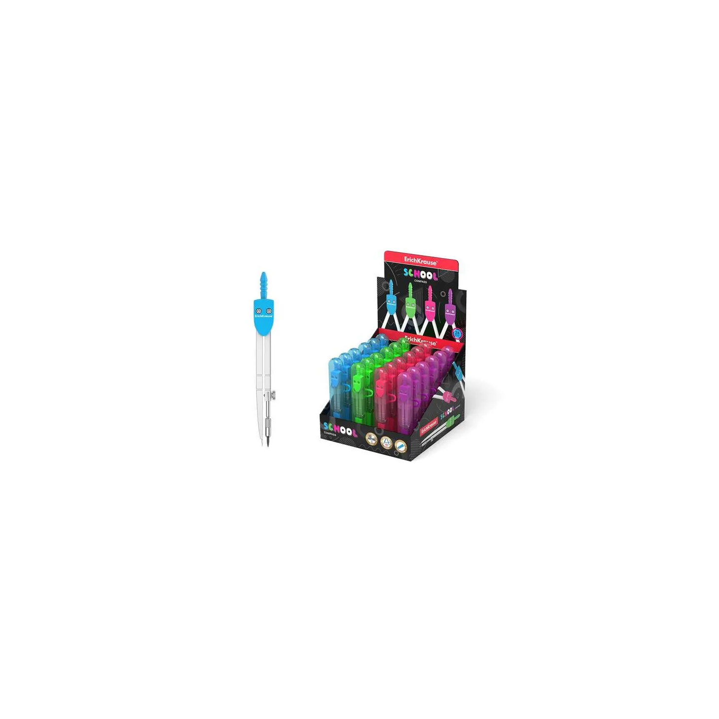 Offerta: Compasso Scolastico Metallo Erichkrause 120mm