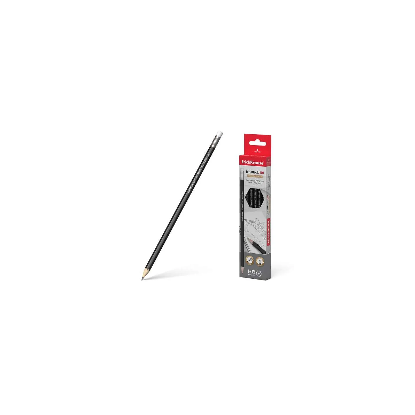 Offerta: 12 Matite Esagonali Grafite Erichkrause