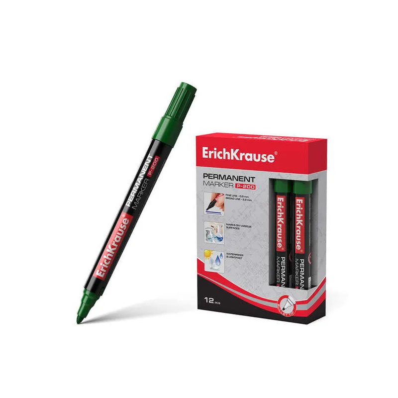 Offerta - 12 Pennarelli Erichkrause P-200 verde