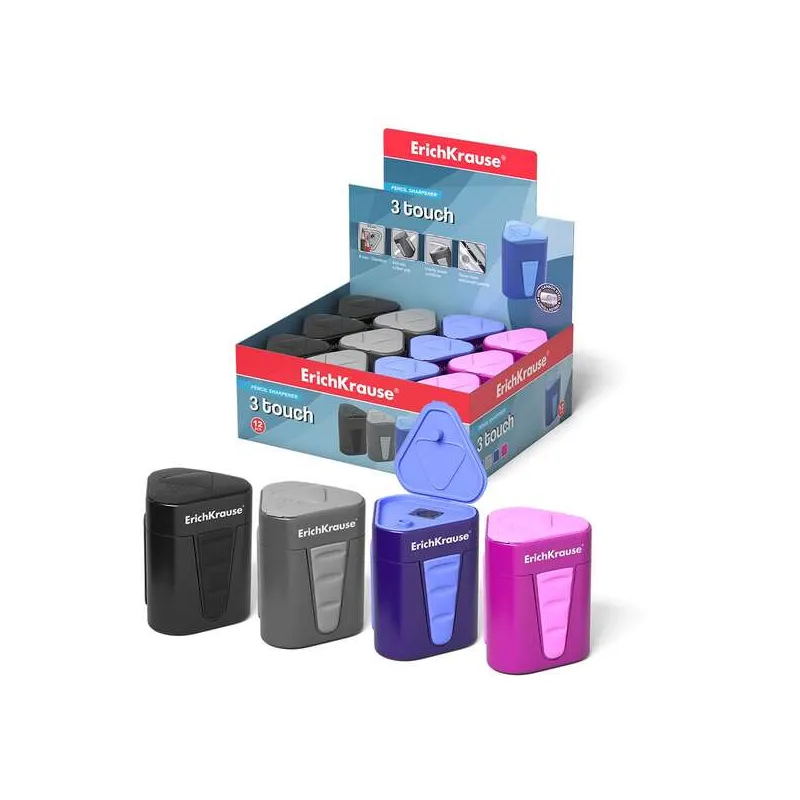 Offerta Temperamatite Erichkrause 3-Touch - Colori Assortiti