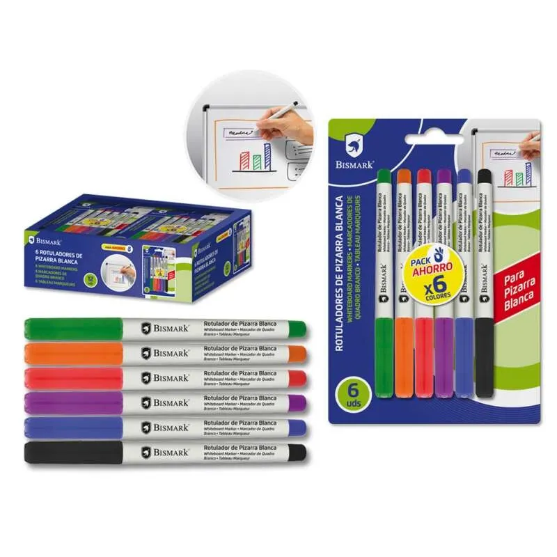 Offerta Pennarelli per Lavagne Bianche Bismark - Confezione da 6