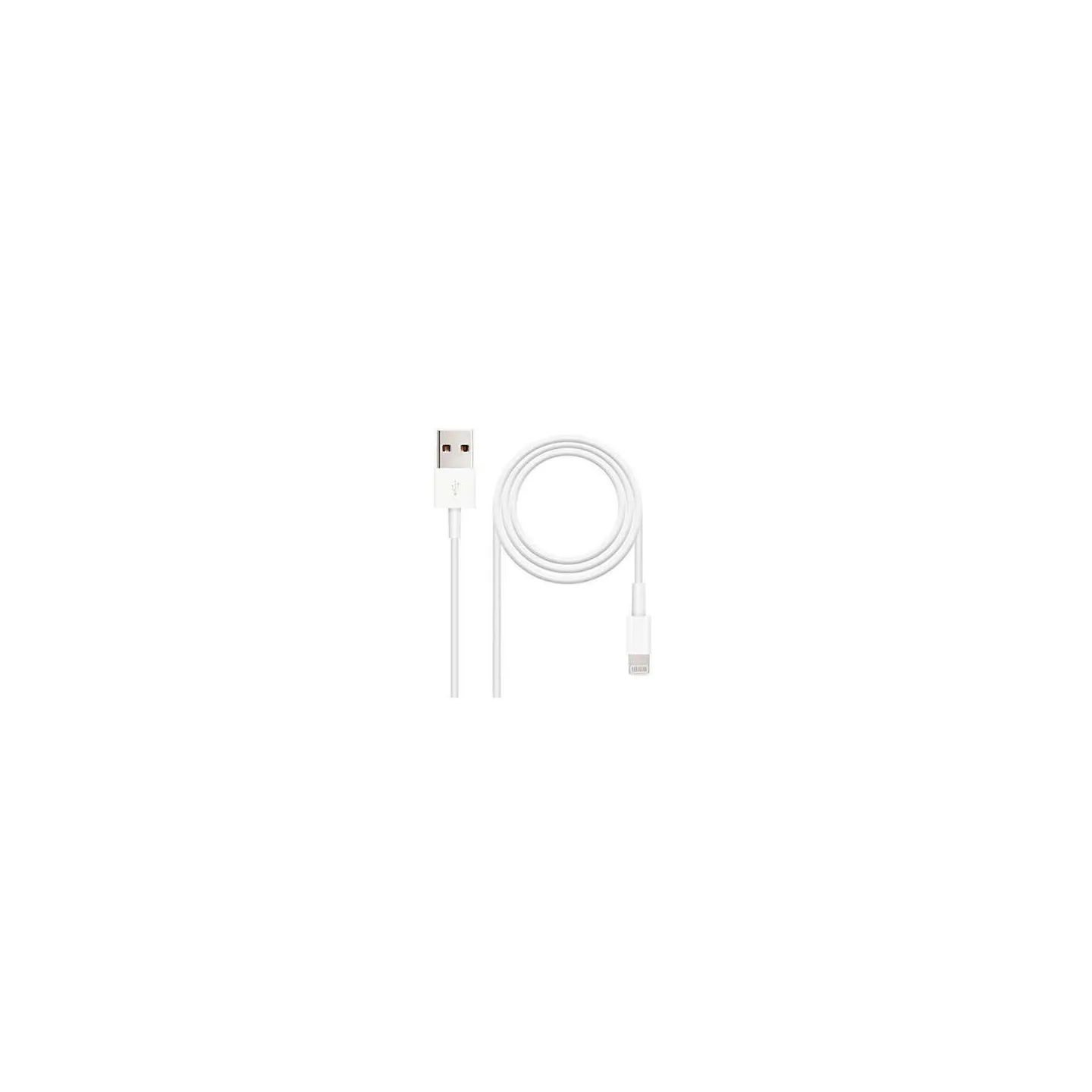 Cavo USB-A 2.0 a Lightning 1 m Bianco – Ricarica e Dati per Dispositivi Apple