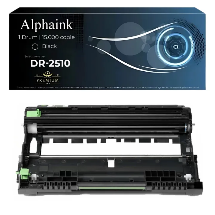Tamburo compatibile per Brother DR-2510 Nero | 15.000 copie