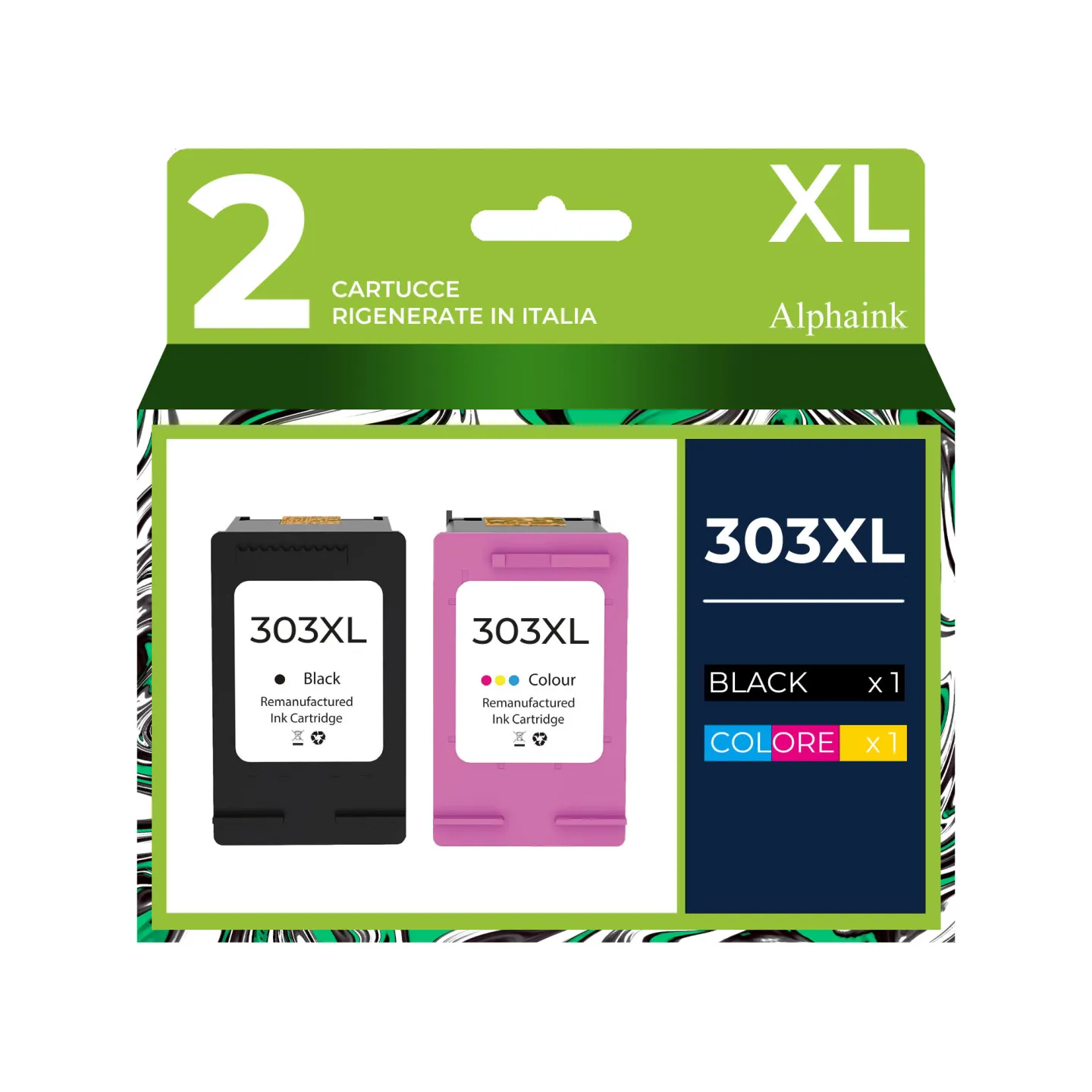 Cartucce Compatibili per HP  BNDR303XLBKC | Alphaink - Qualità e Risparmio