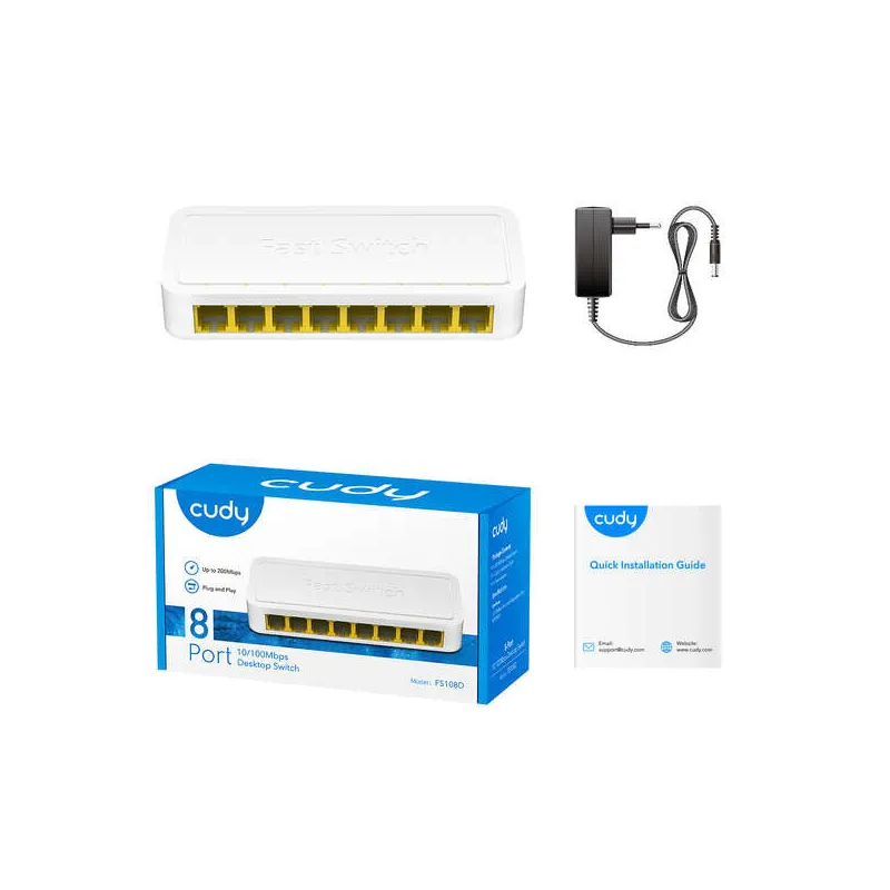 Switch Cudy FS108D 8 Porte 10/100 Mbps