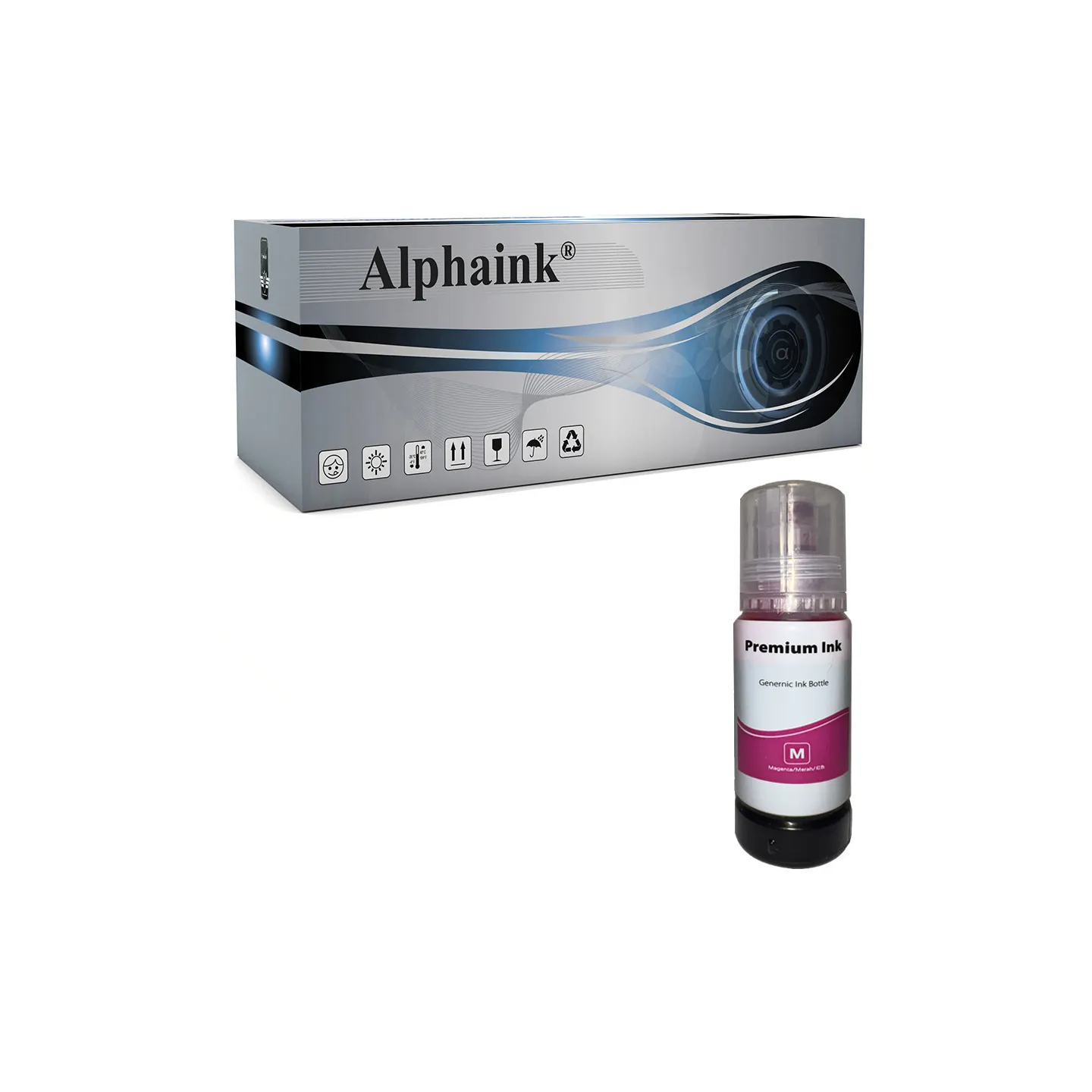 Cartuccia Epson EcoTank T1023 T102 Magenta Compatibile