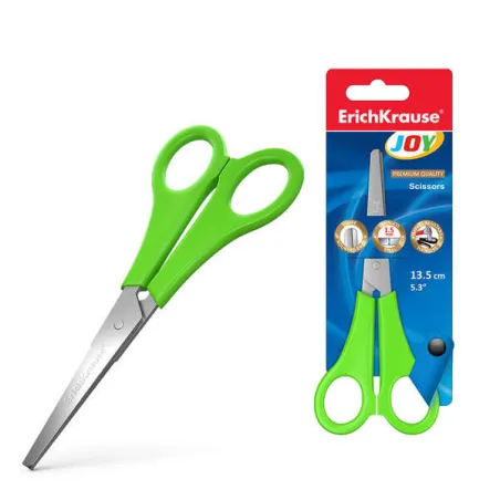 Forbici ErichKrause Joy - Lame Inox, Estremità Arrotondate, Plastica