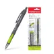 Matita con 20 Mine 0.5mm - Corpo Rotondo, Ergonomico, Colore Neon