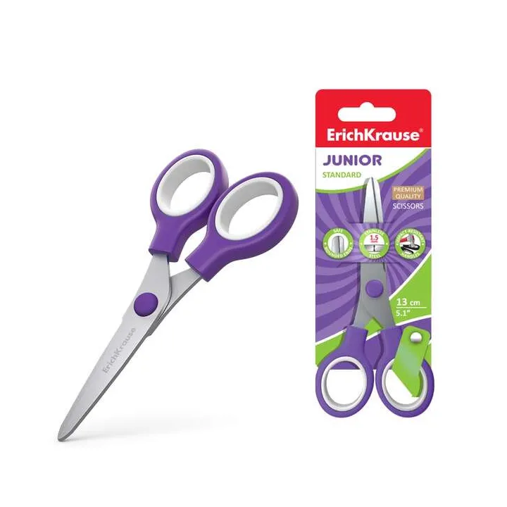 Forbici Junior Standard ErichKrause - Lame Inox, Estremità Arrotondate