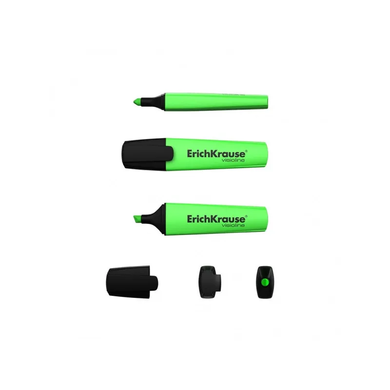 Evidenziatore ErichKrause Visioline V-12 - Punta Smussata, Verde