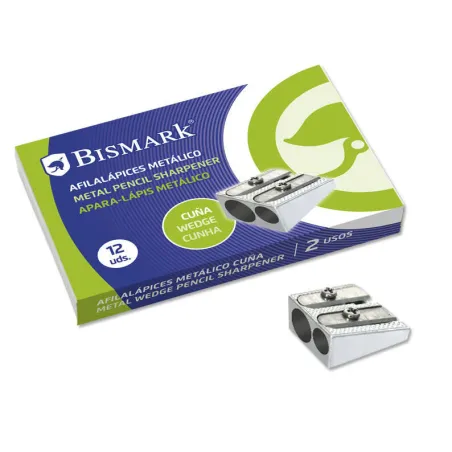 Bismark Temperino Doppio in Metallo - Matite Normali e Spesse, Acciaio