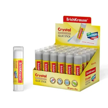 Colla Stick 8gr ErichKrause Crystal - Adesione Rapida e Affidabile