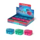 Temperamatite Doppio Plastica, Contenitore Trucioli, Colori Neon, 8 mm