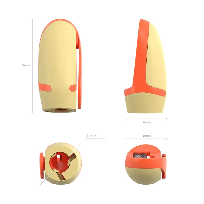 Temperamatite Plastica ErichKrause Joy - Foro 8 mm, Lama Acciaio, Clip