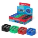 Temperamatite in plastica con due fori 8 e 11 mm - Colori assortiti