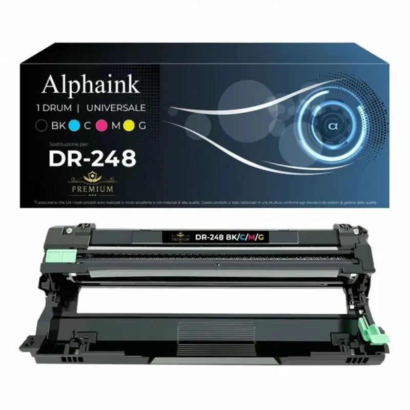 Compra Toner Brother DR-248-UNICOLOR - Alphaink - nero -ciano - magenta- giallo