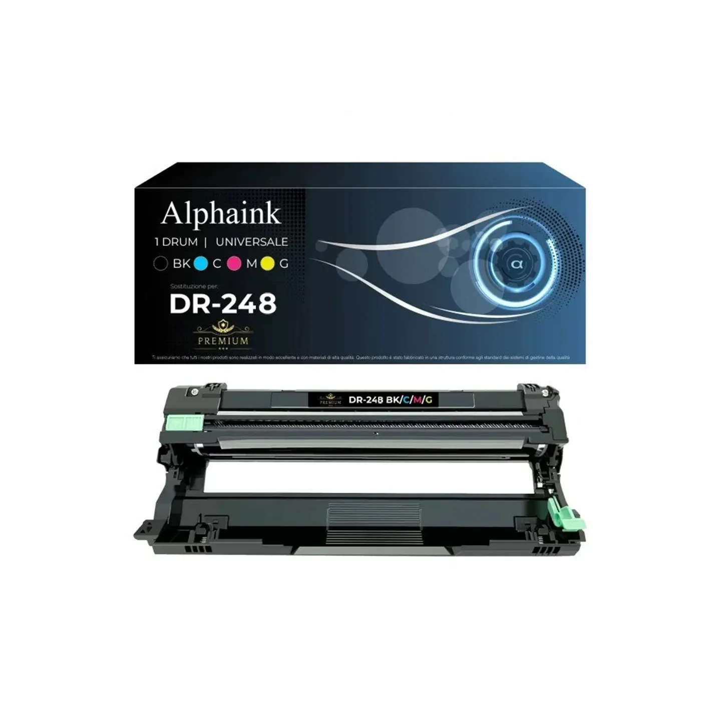 Compra Toner Brother DR-248-UNICOLOR - Alphaink - nero -ciano - magenta- giallo