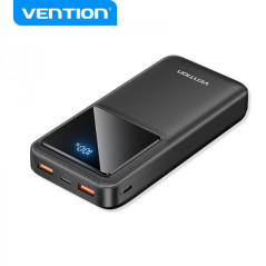 Vention Powerbank 20000mAh 22.5W USB (C+A+A) con Display LED - Color Negro