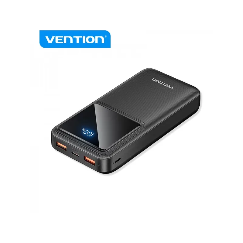 Vention Powerbank 20000mAh 22.5W con Display LED – Ricarica Rapida USB-C/A