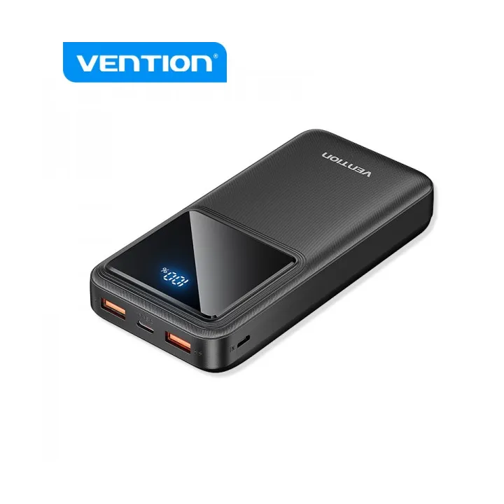 Vention Powerbank 20000mAh 22.5W con Display LED – Ricarica Rapida USB-C/A