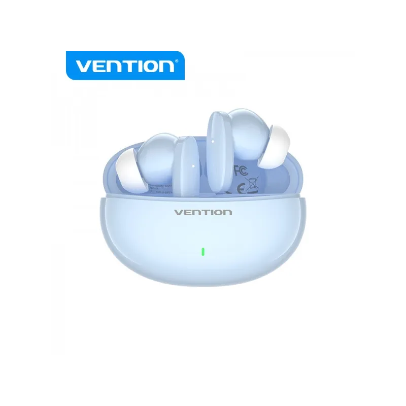 Vention Auricolare Bluetooth 5.3 Azzurro – Con Custodia e 7h Autonomia