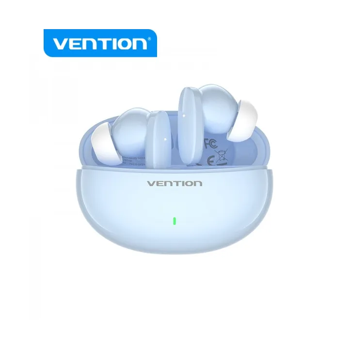 Vention Auricolare Bluetooth 5.3 Azzurro – Con Custodia e 7h Autonomia