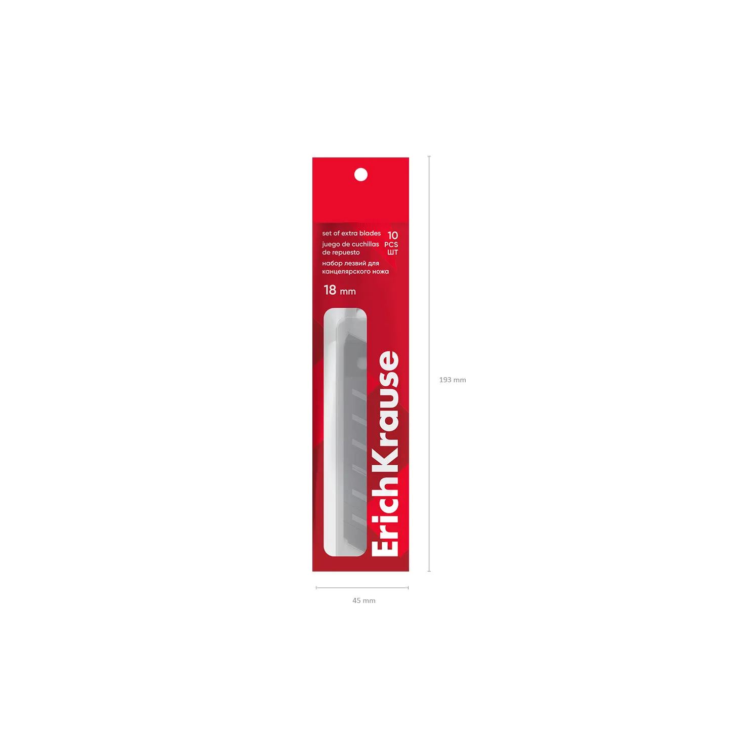Set di lame supplementari per fresa ErichKrause, 18 mm