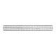 Righello in plastica con supporto ErichKrause Clear, 30 cm, trasparente