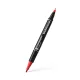 Pennarello indelebile bifacciale ErichKrause Double P-80, colore inchiostro: Rosso