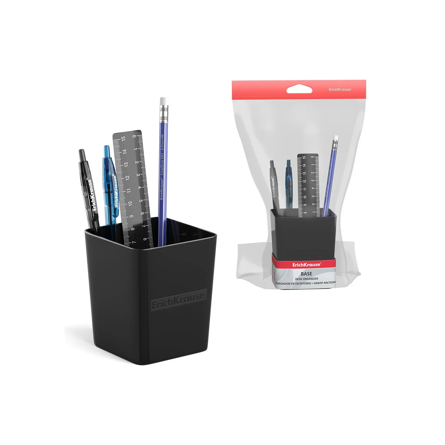 Starter KIT da tavolo in plastica ErichKrause Victoria, nero