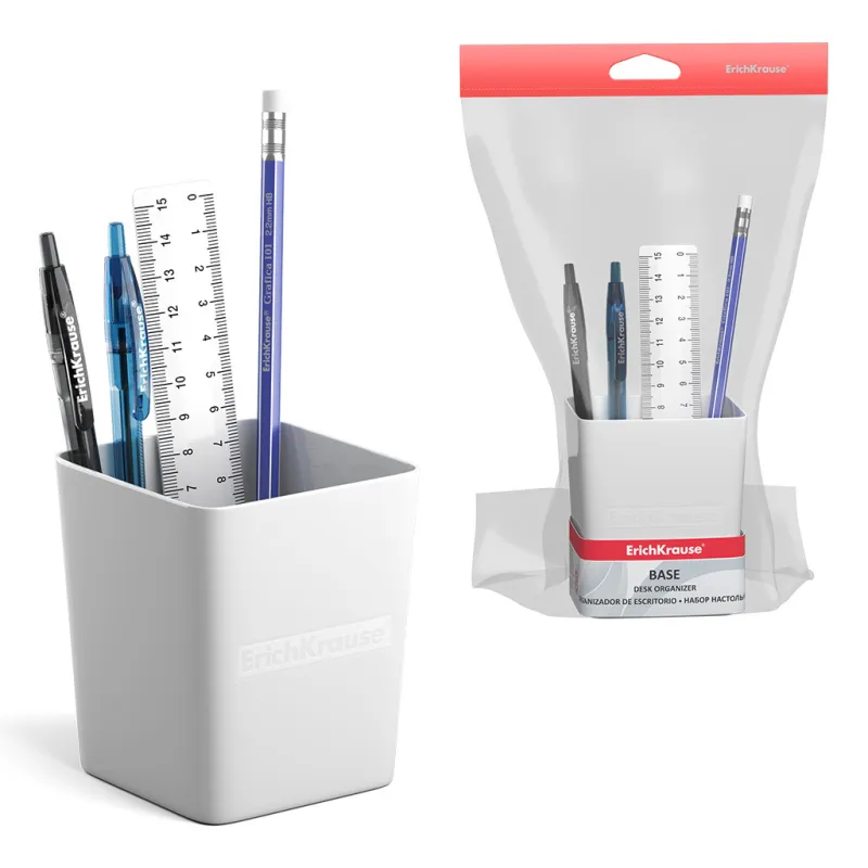 Starter KIT da tavolo in plastica ErichKrause Victoria, Bianco