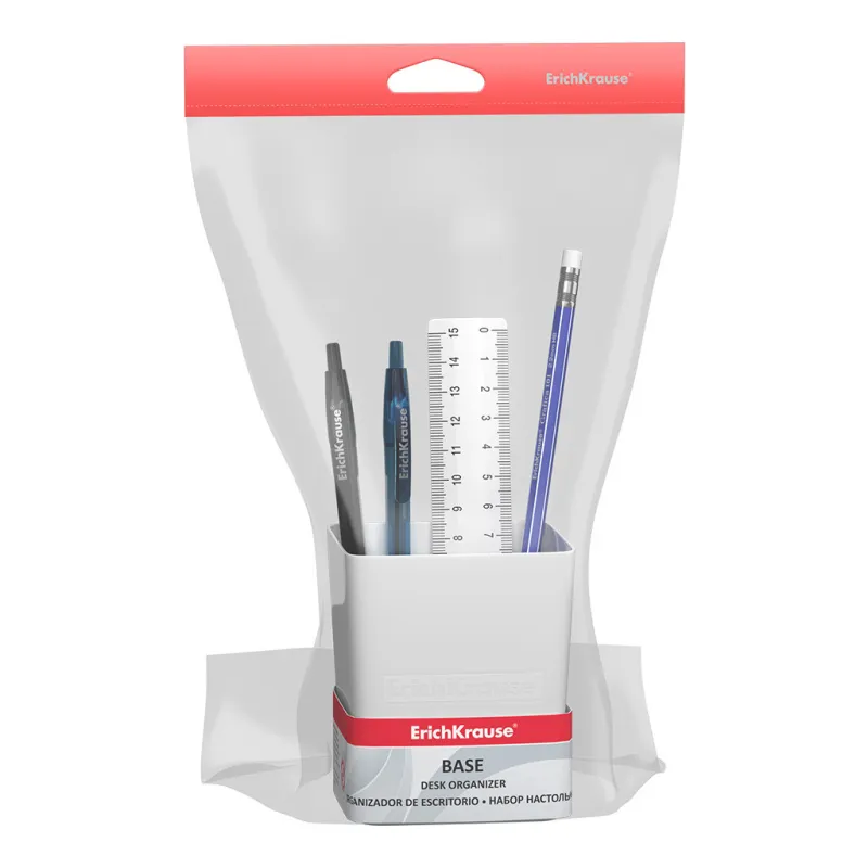 Starter KIT da tavolo in plastica ErichKrause Victoria, Bianco